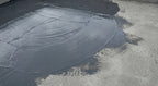 TECMA IMPERAL H2O - готовата монолитна мембрана, залепнала за бетона и бордюра