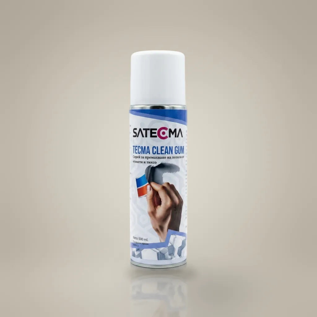 Tecma Clean Gum 500 мл - Спрей за стари и изгорели лепенки
